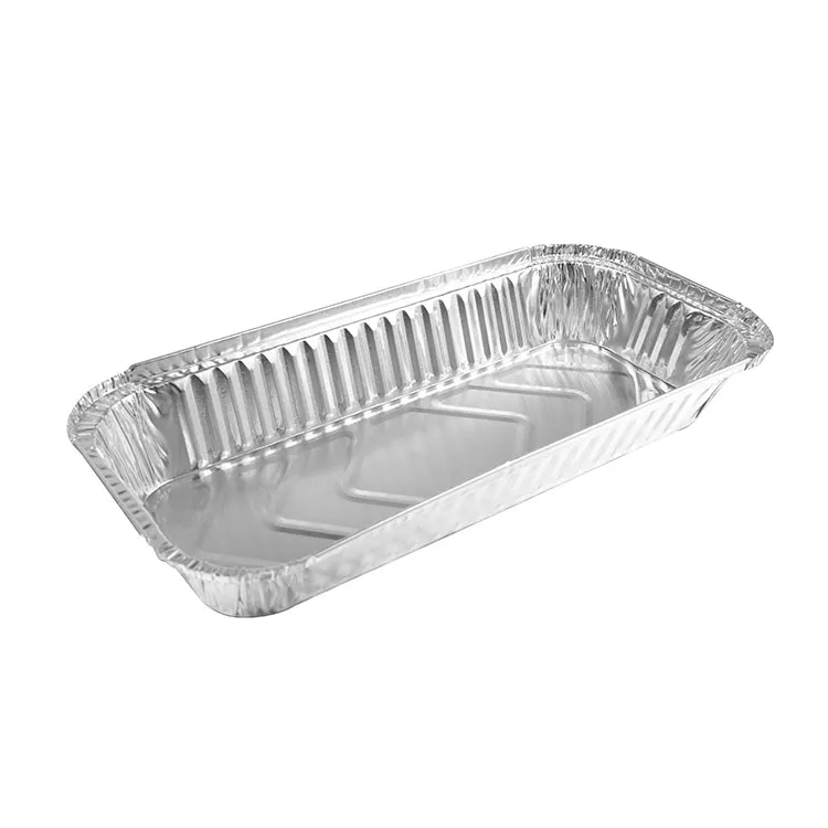 Aluminiowe pojemniki na żywność z pokrywkami